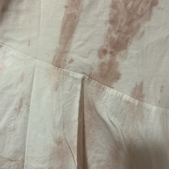 Zara pink & white tie-dye dress, size L, NWT - Picture 3 of 7